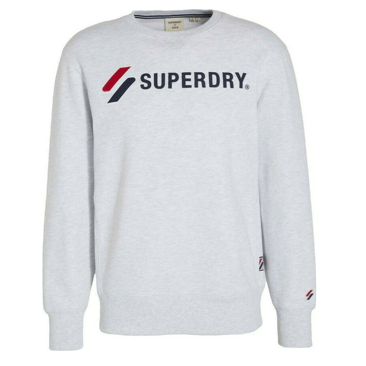 SUPERDRY SPORT APPLIQUE CREW ICE MARL M2011098A-54G