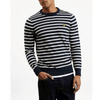 LYLE &amp; SCOTT BRETON STRIPE JUMPER NAVYKN1005V-Z271