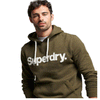 Superdry  VINTAGE CORE LOGO HOODIE OLIVE M2012498A-DR7