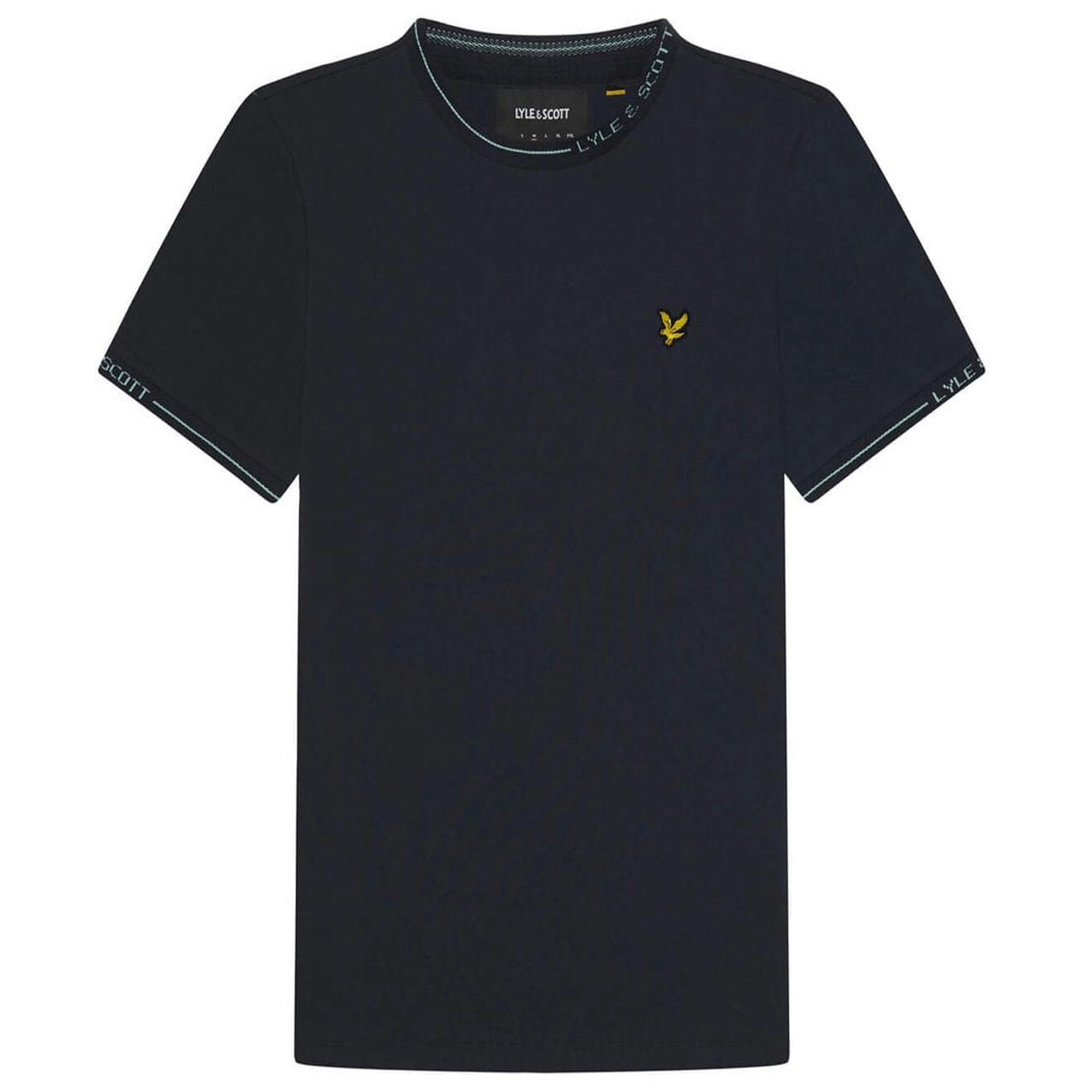 Lyle & Scott SEASONAL BRANDED RINGER TEE NAVY TS1419V-Z271