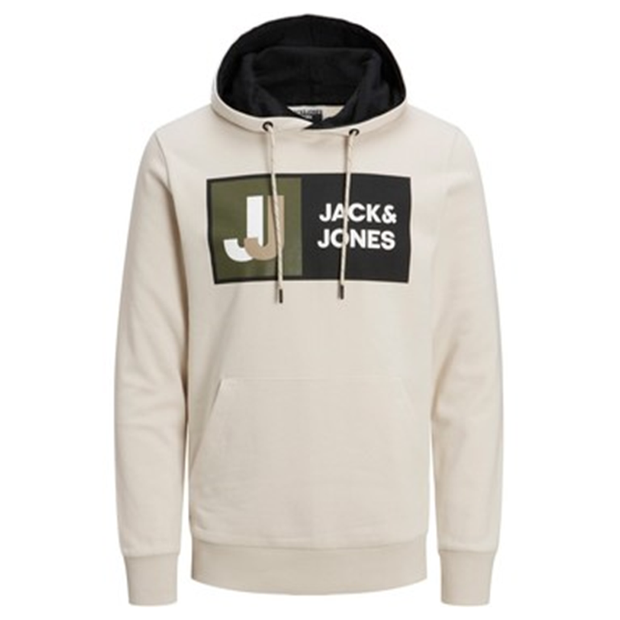 JACK & JONES JCO LOGAN HOODIE MOONBEAM 12216327