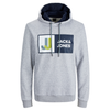 JACK &amp; JONES JCO LOGAN HOODIE GREY 12216327