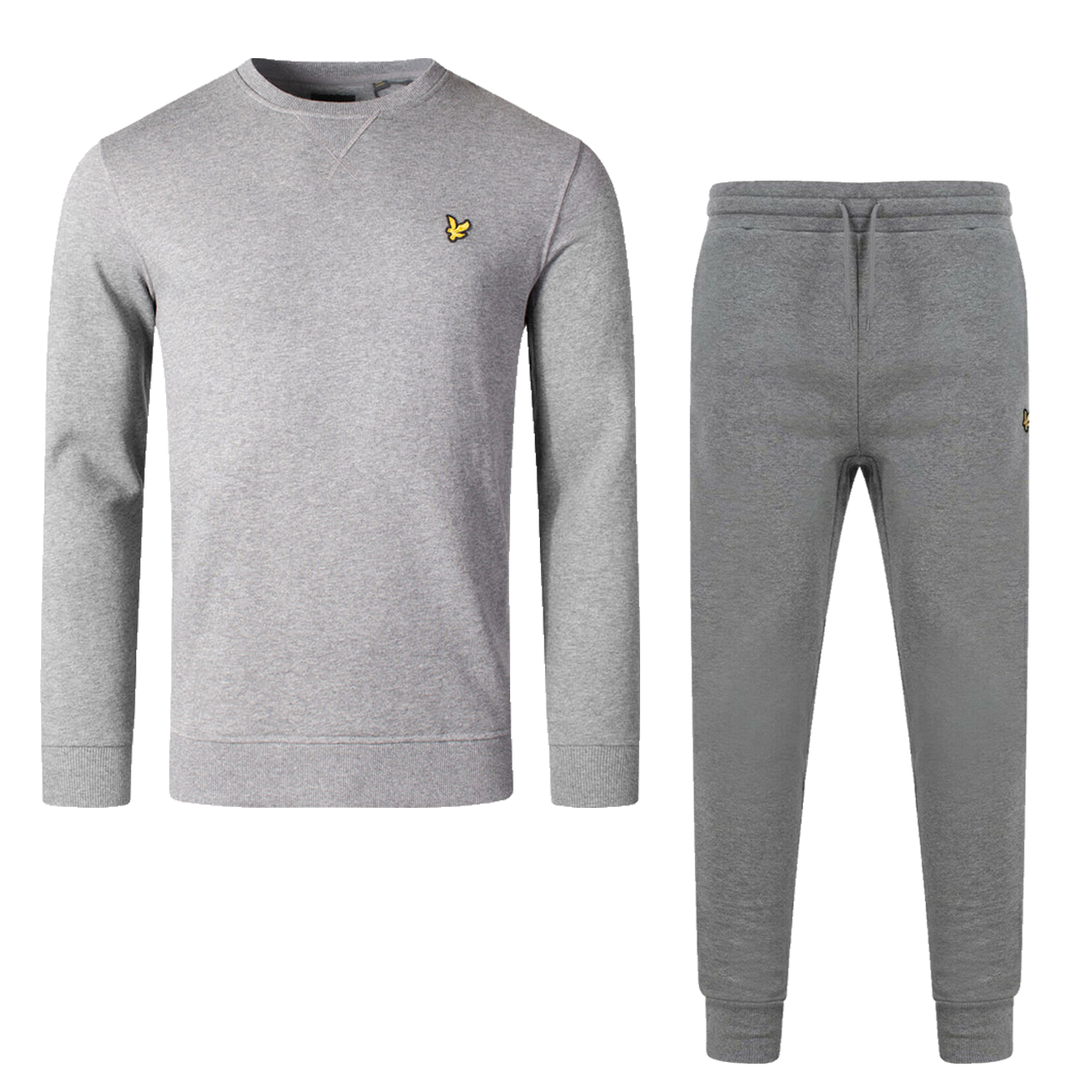 LYLE & SCOTT CREW SUIT GREY ML424VOG-T28(T)+ML822VOG-T28(B)