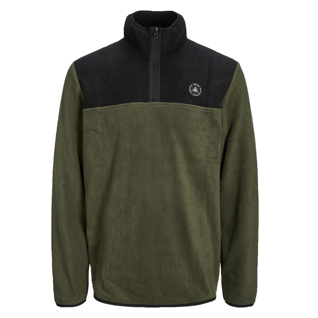 JACK & JONES JCOTECH POLAR FLEECE BLACK/GREEN 12218426