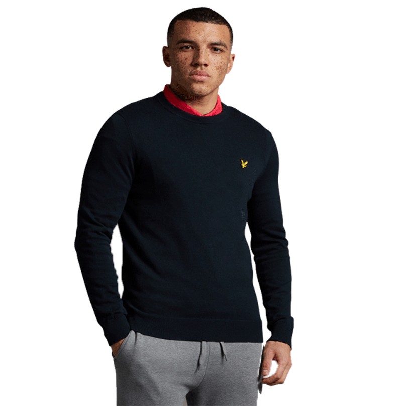 LYLE & SCOTT CREW JUMPER NAVY KN821V-Z271