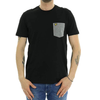 LYLE &amp; SCOTT CONTRAST POCKET TEE BLACK/GREY TS831V-W552