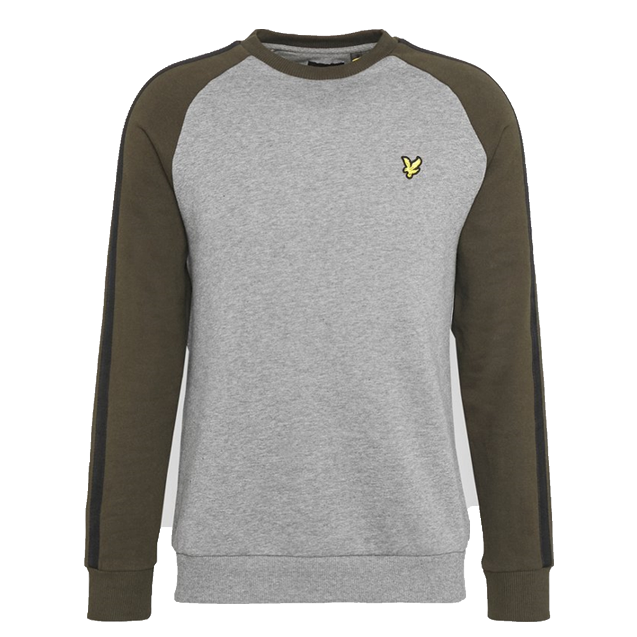 LYLE & SCOTT COLOURBLOCK CREW GREY ML1403V-T28