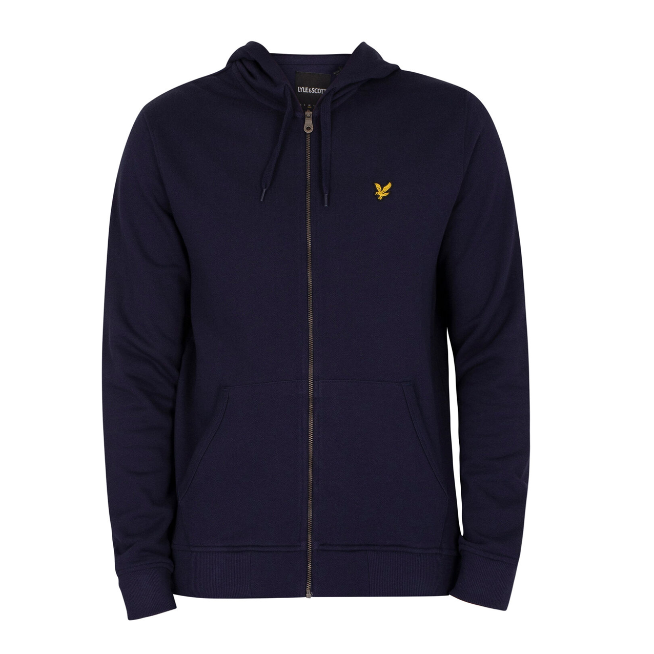 LYLE & SCOTT ZIP THROUGH HOODIE NAVY ML420VOG-Z99