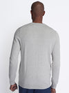 LYLE &amp; SCOTT MERINO CREW JUMPER GREY  KN400V-D24