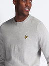 LYLE &amp; SCOTT MERINO CREW JUMPER GREY  KN400V-D24