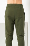 LYLE &amp; SCOTT SKINNY SWEAT PANT WOODLAND GREEN ML822VTR-Z358