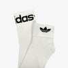 ADIDAS 3 PACK FOLD CUFF CREW SOCK WHITE GN4894