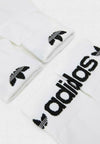 ADIDAS 3 PACK FOLD CUFF CREW SOCK WHITE GN4894