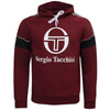 Sergio Tacchini Mens Dealtry Hoodie Graphic Logo Jumper 038364-650 freeshipping - Benson66