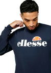 Ellesse Mens Sweatshirt Succiso Fleece Navy SHC07930-429