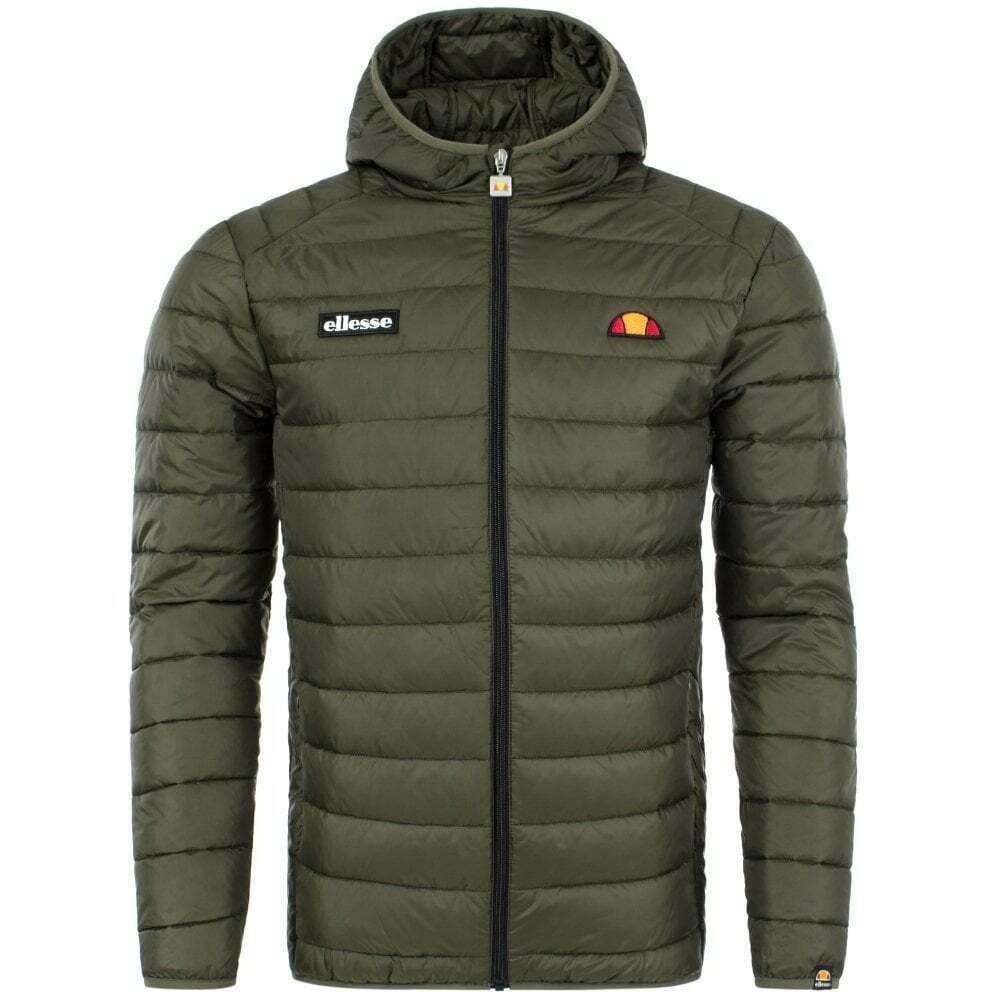 Ellesse Mens Full Zip Padded Jacket Coat Classic Hoodie SHS01115-506 freeshipping - Benson66