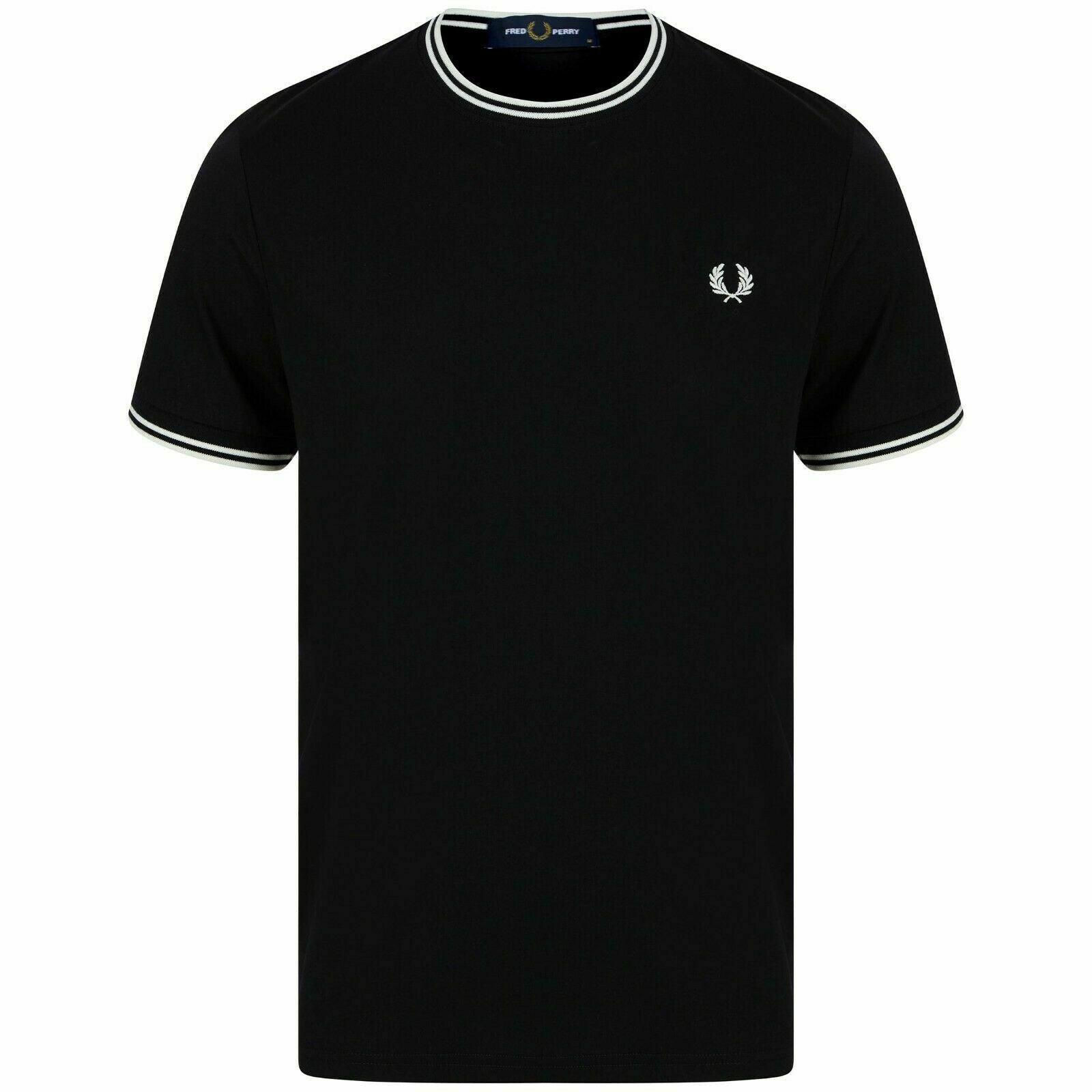 Fred Perry Twin Tipped   Short Sleeve T-Shirt  M1588-102 freeshipping - Benson66